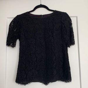 Ted Baker Black Lace Top